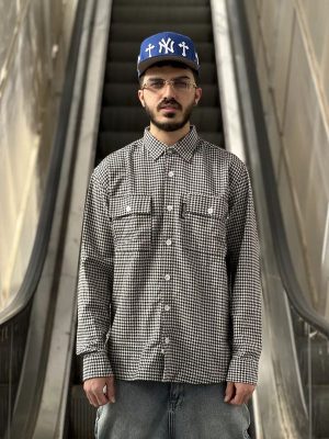 تارتان رنگ طوسی کد 10605