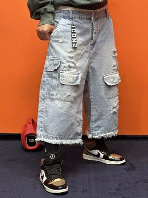 شلوارک جین کد ۴۴۷۵