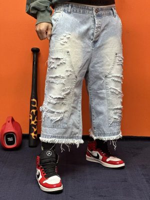 شلوارک جین کد ۱۰۶۲۶