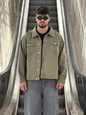 جدول سایزبندی کت جین سبز تیره کد ۱۰۶۲۹