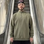 دورس نیم زیپ سبز کد 10688