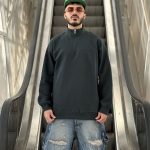 دورس نیم زیپ سبز لجنی کد 10695