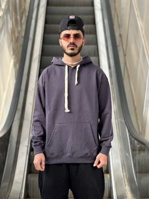 هودی بیسیک خاکستری کد 10729