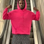 هودی طرحدار سرخابی کد 10752