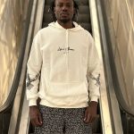 هودی طرحدار سفید کد 10758