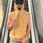 وست کلاهدار رنگ کرم کد 10775