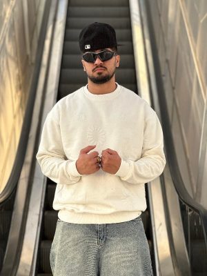 دورس لش طرحدار سفید کد 10776