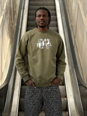 دورس لش طرحدار سبز کد 10909