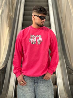 دورس لش طرحدار سرخابی کد 10910