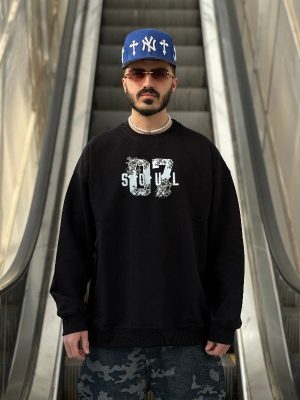 دورس لش طرحدار مشکی کد 10911