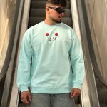 دورس لش طرحدار آبی کد 10917