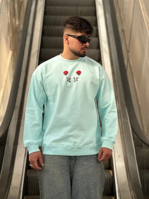 دورس لش طرحدار آبی کد 10917