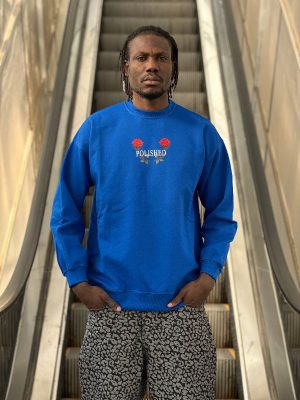 دورس لش طرحدار آبی کاربنی کد 10918