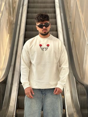 دورس لش طرحدار سفید کد 10919