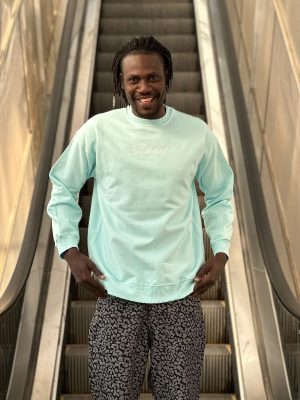 دورس لش طرحدار آبی روشن کد 10923