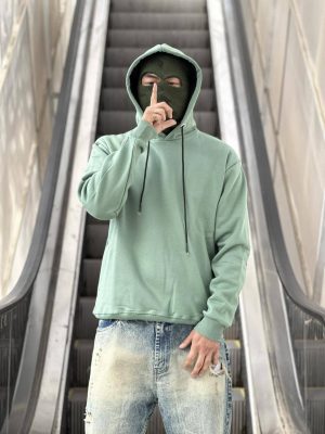 هودی بیسیک سبز کد 10554