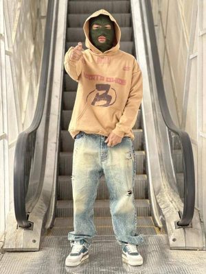 هودی طرحدار کرم کد 10557