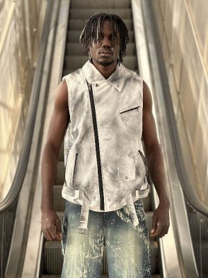 وست چرم سفید کد ۱۰۷۴۲