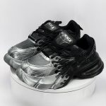 کتونی بالنسیاگا آتیشی رنگ مشکی طوسی کد 3024