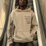 هودی طرحدار کرم کد 2033