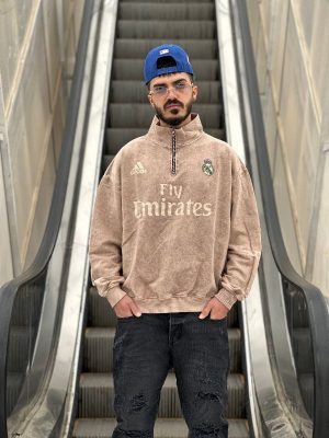 دورس نیم زیپ فوتبالی کد 2061