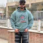 هودی طرحدار کد 2087