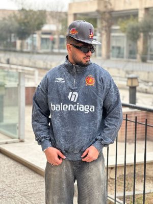 دورس نیم زیپ فوتبالی کد 2062