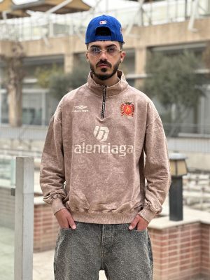 دورس نیم زیپ فوتبالی کد 2064