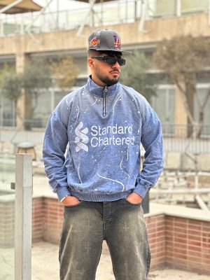 دورس نیم زیپ فوتبالی کد 2066