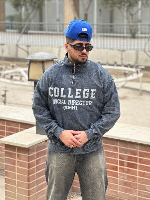 دورس نیم زیپ فوتبالی کد 2068