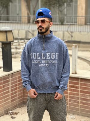 دورس نیم زیپ فوتبالی کد 2069