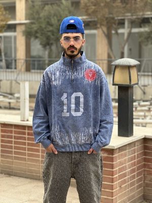 دورس نیم زیپ فوتبالی کد 2072