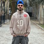 دورس نیم زیپ فوتبالی کد 2073