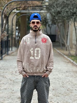 دورس نیم زیپ فوتبالی کد 2073