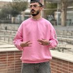 دورس لش طرحدار صورتی کد 2075