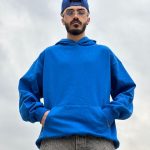 هودی بیسیک آبی کد 2036