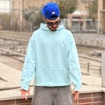 هودی بیسیک آبی روشن کد 2039