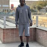 ست هودی شلوارک بنفش کد 2097