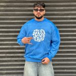 دورس طرحدار رنگ آبی کد 3089