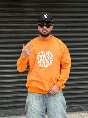 دورس طرحدار رنگ نارنجی کد 3094