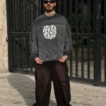 دورس طرحدار رنگ زغالی کد 3096