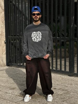 دورس طرحدار رنگ زغالی کد 3096