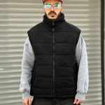 پافر پشمی شطرنجی کد 3210