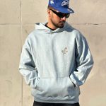 هودی طرحدار سفید کد 3213