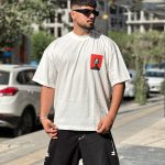 تیشرت باکسی سفید کد 11337