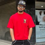 تیشرت باکسی LV قرمز کد 11410