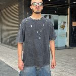تیشرت کار شده رنگ طوسی کد 11437
