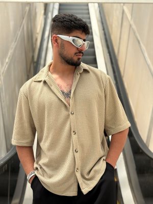 پیراهن رنگ کرم کد 867