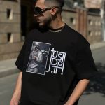 تیشرت گلدوزی رنگ مشکی کد 188