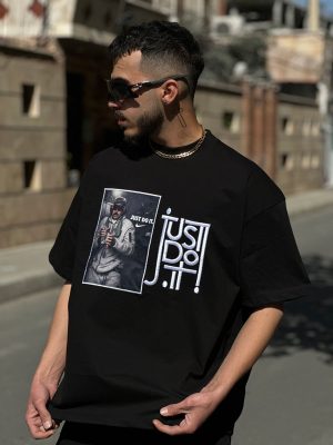 تیشرت گلدوزی رنگ مشکی کد 188
